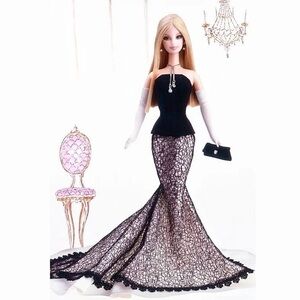 (UT) 🖤BARBIE • Style Set “Society Girl” Barbie Doll